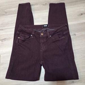 Paige Verdugo Ankle Skinny Jeans In Plum‎ Size 28